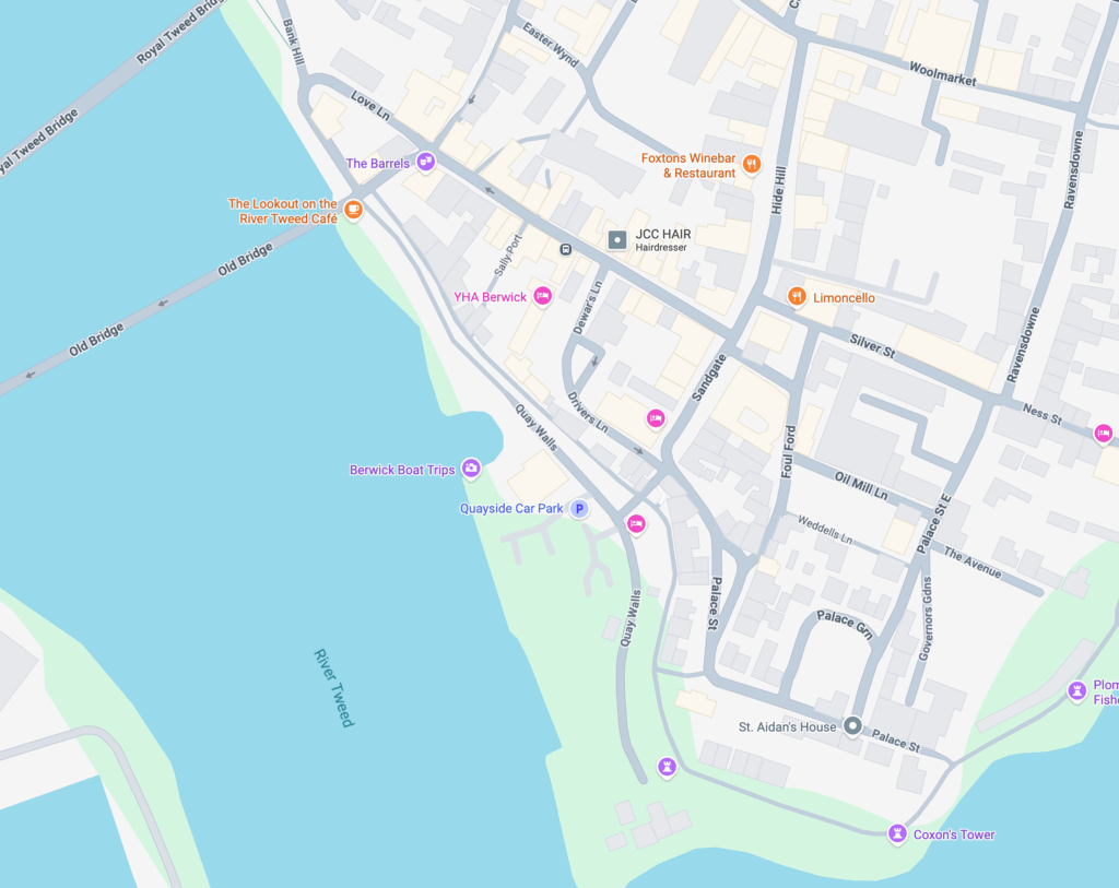 Berwick office shown on map